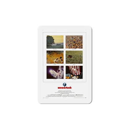 Woodstock 1970 Movie Poster Refrigerator Magnet 4 Inch - The Sticker Space
