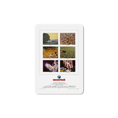 Woodstock 1970 Movie Poster Refrigerator Magnet 5 Inch - The Sticker Space