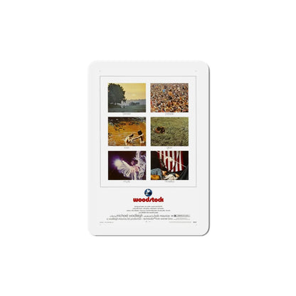 Woodstock 1970 Movie Poster Refrigerator Magnet 6 Inch - The Sticker Space