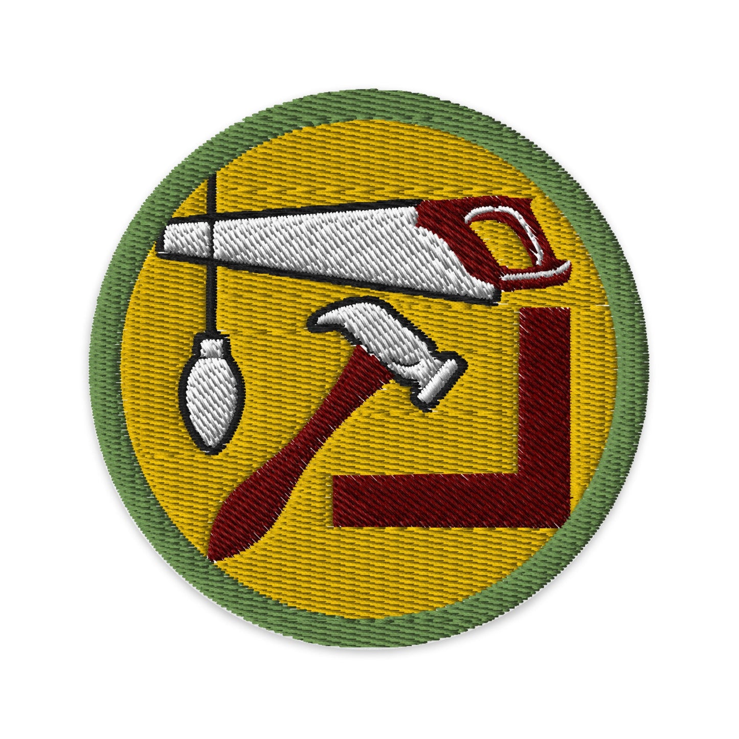 Woodwork (Boy Scouts Merit Badge) Embroidered Patch-The Sticker Space