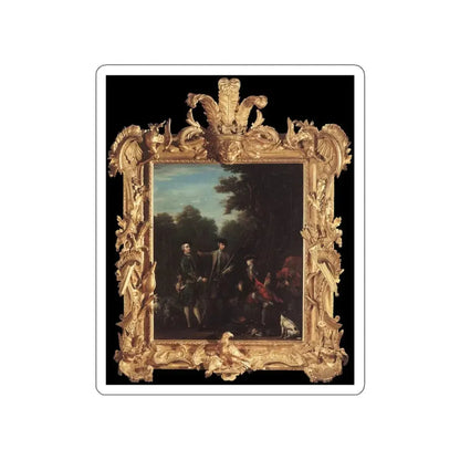 WOOTTON, John - Cloelia and Her Companions Escaping from the Etruscans (Artwork) STICKER Vinyl Die-Cut Decal White Die-Cut 6 Inch - The Sticker Space