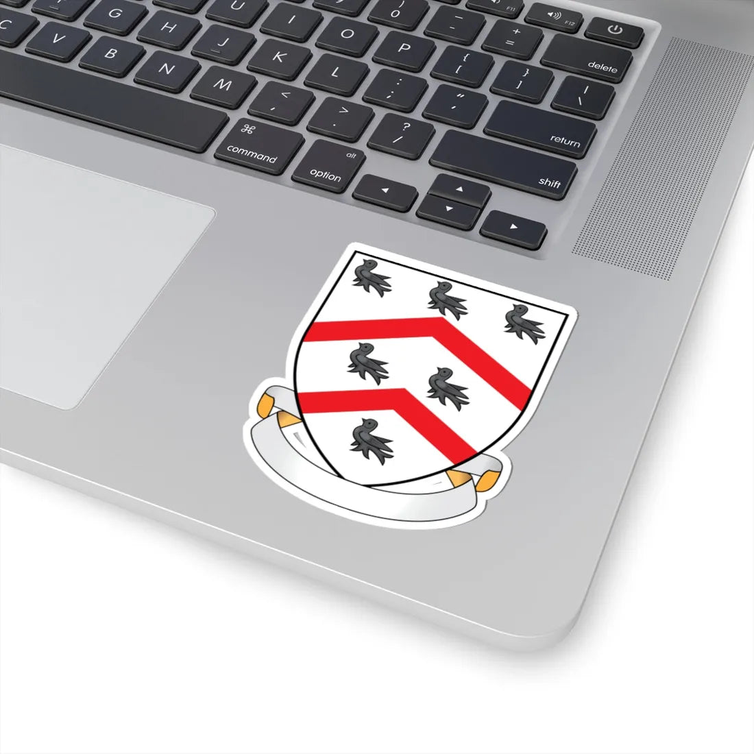 Worcester College Oxford Coat Of Arms Motto (England) (Coat of Arms) STICKER Vinyl Kiss-Cut Decal - The Sticker Space