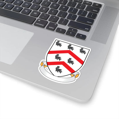 Worcester College Oxford Coat Of Arms Motto (England) (Coat of Arms) STICKER Vinyl Kiss-Cut Decal - The Sticker Space