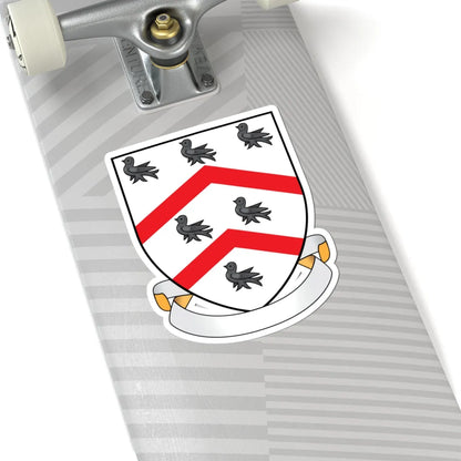 Worcester College Oxford Coat Of Arms Motto (England) (Coat of Arms) STICKER Vinyl Kiss-Cut Decal - The Sticker Space