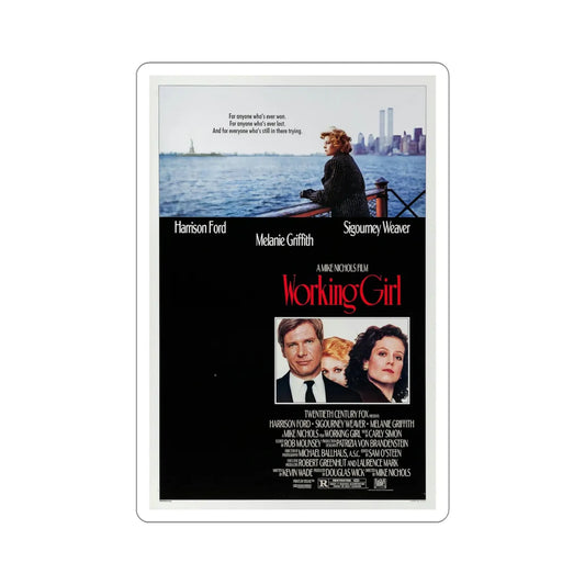 Working Girl 1988 Movie Poster STICKER Vinyl Die-Cut Decal 6 Inch - The Sticker Space