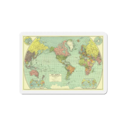 World Map (1932) (Map) Refrigerator Magnet 6 Inch - The Sticker Space