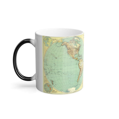 World Map (1935) (Map) Color Changing Mug 11oz-11oz-The Sticker Space