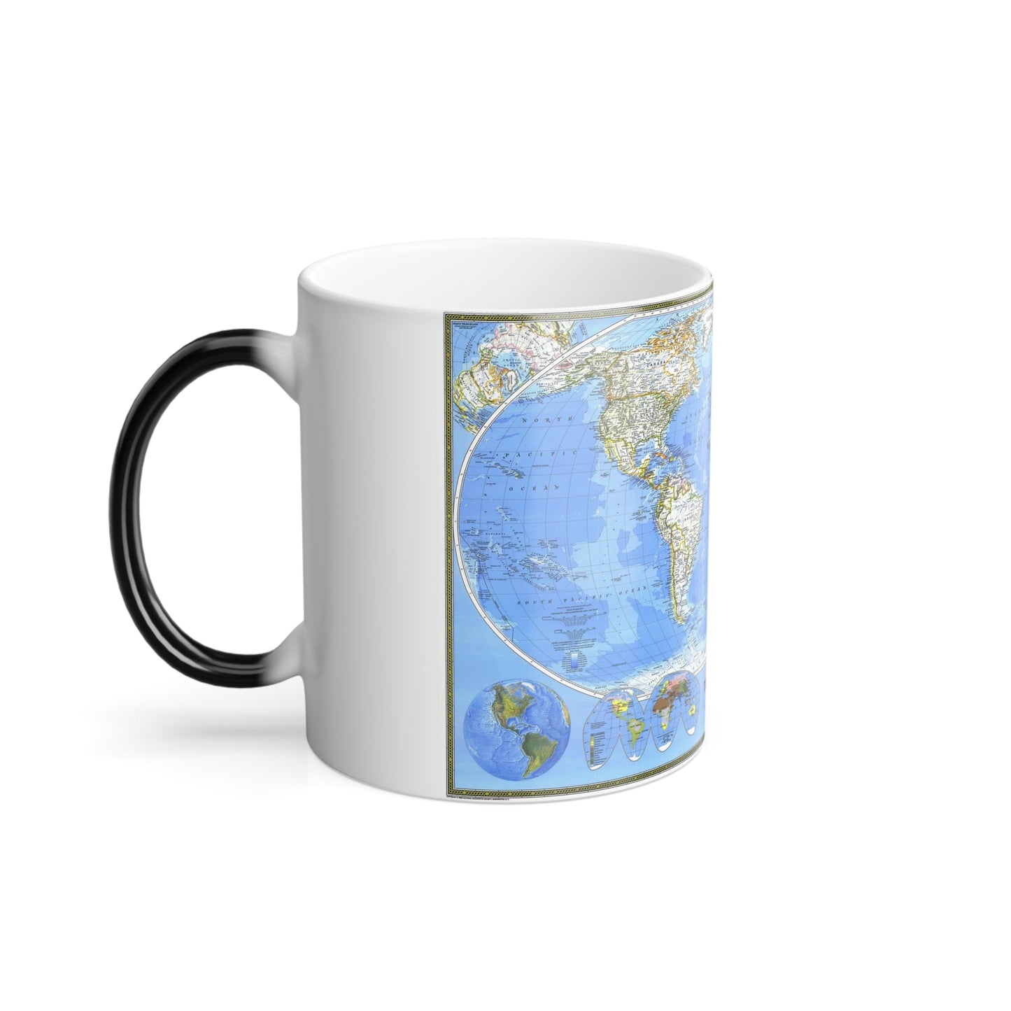 World Map (1988) (Map) Color Changing Mug 11oz-11oz-The Sticker Space