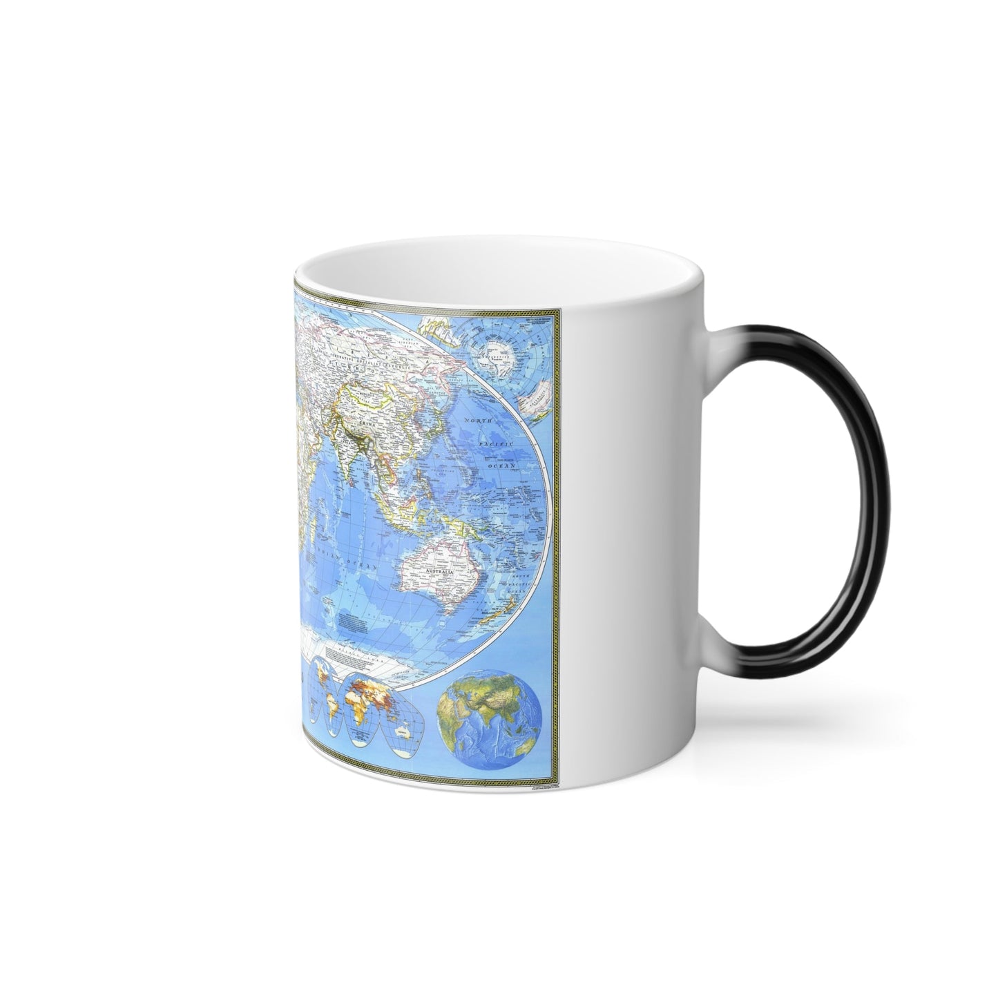 World Map (1988) (Map) Color Changing Mug 11oz-11oz-The Sticker Space