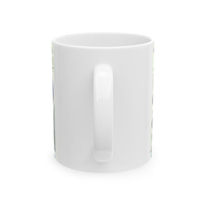 World Map - Endangered Earth (Map) White Coffee Mug-The Sticker Space