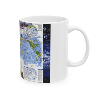 World Map - Exploration (1998) (Map) White Coffee Mug-The Sticker Space