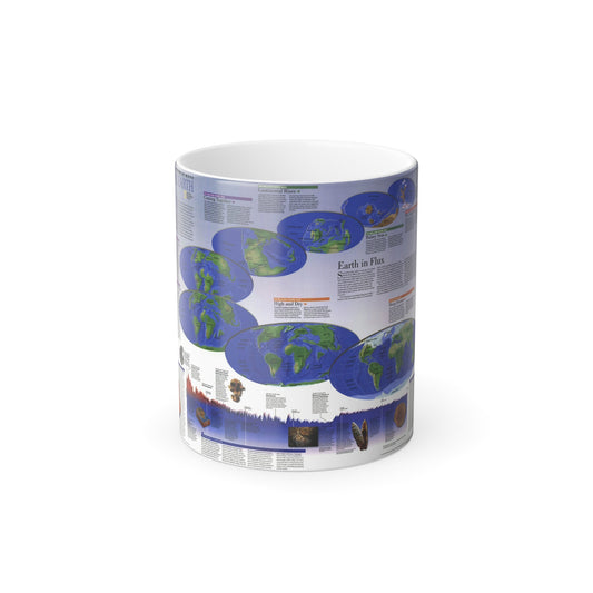 World Map - Physical Earth 2 (1998) (Map) Color Changing Mug 11oz-11oz-The Sticker Space