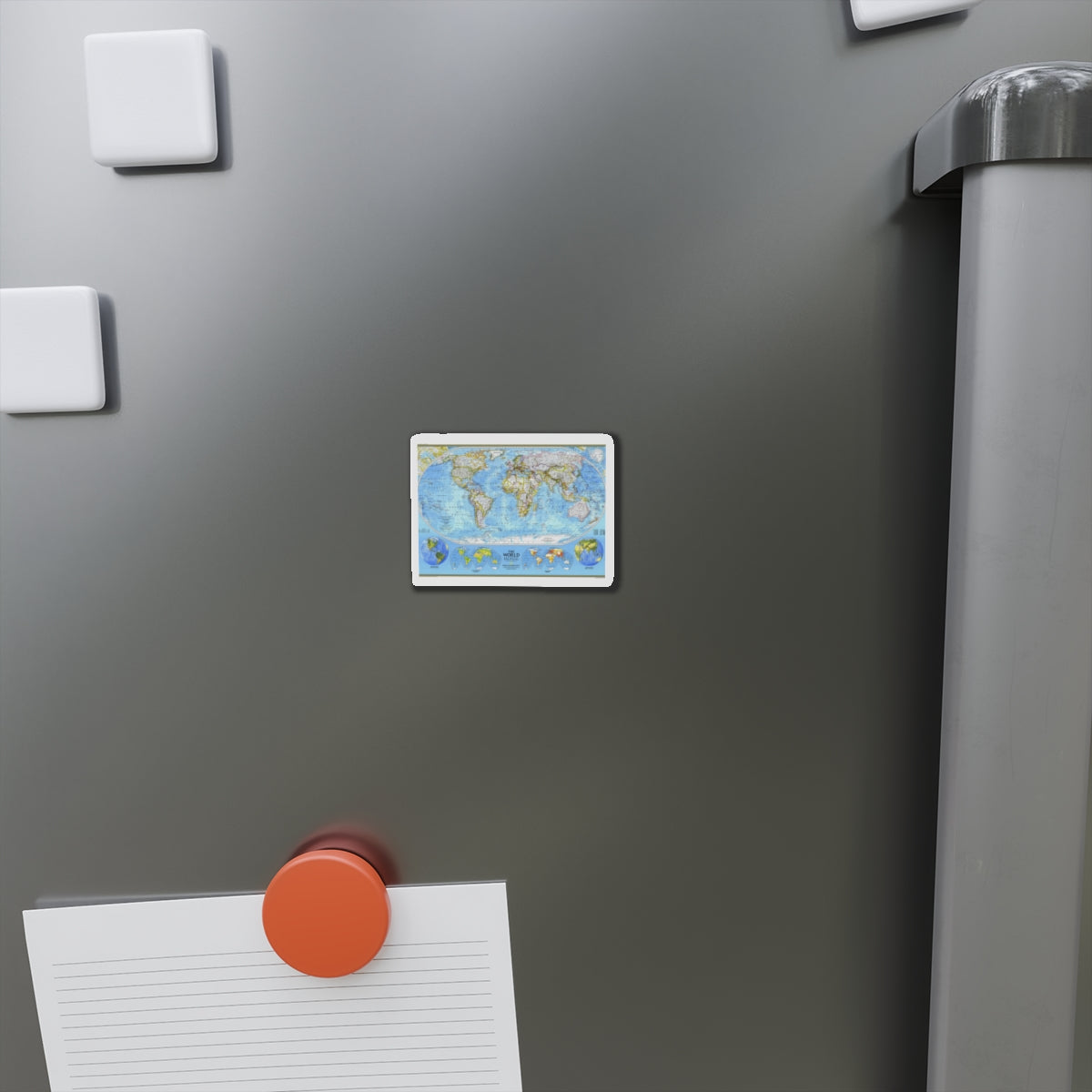 World Map - Political (1994) (Map) Refrigerator Magnet-The Sticker Space