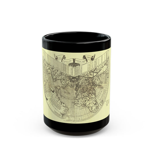 World Map - Ruysch (1508) (Map) Black Coffee Mug-15oz-The Sticker Space