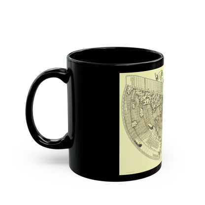 World Map - Ruysch (1508) (Map) Black Coffee Mug-The Sticker Space