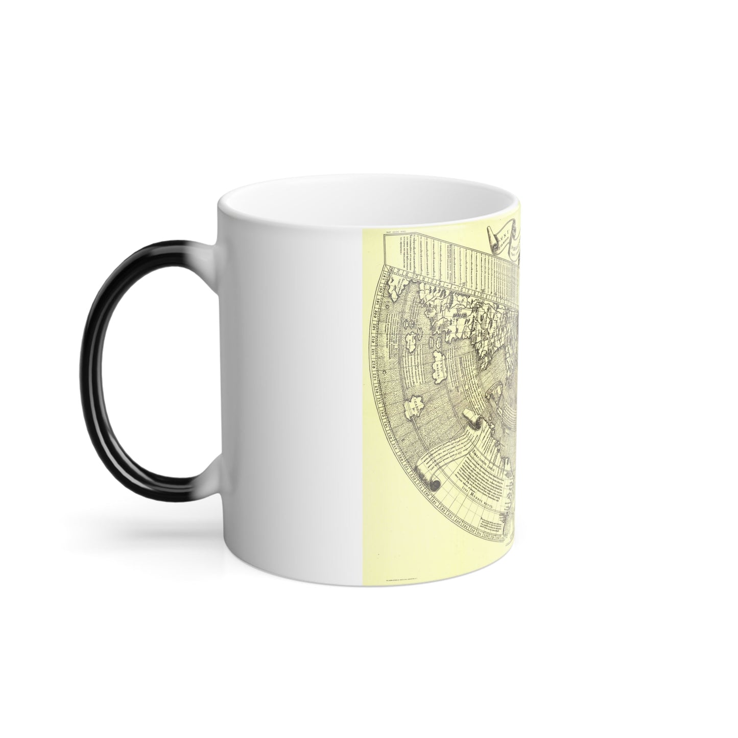 World Map - Ruysch (1508) (Map) Color Changing Mug 11oz-11oz-The Sticker Space