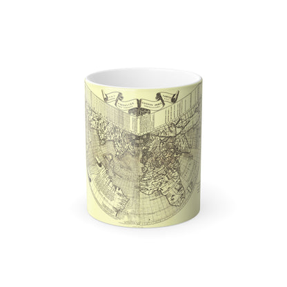 World Map - Ruysch (1508) (Map) Color Changing Mug 11oz-11oz-The Sticker Space