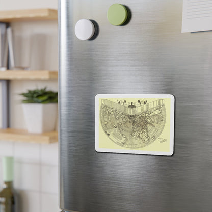 World Map - Ruysch (1508) (Map) Refrigerator Magnet-The Sticker Space