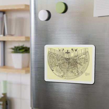 World Map - Ruysch (1508) (Map) Refrigerator Magnet-The Sticker Space