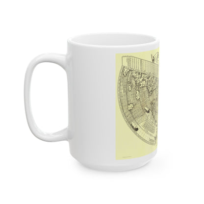 World Map - Ruysch (1508) (Map) White Coffee Mug-The Sticker Space