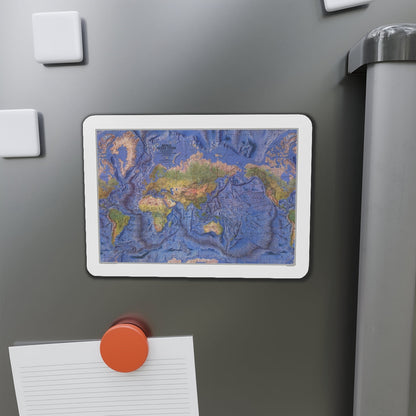 World Ocean Floor (1981) (Map) Refrigerator Magnet-The Sticker Space