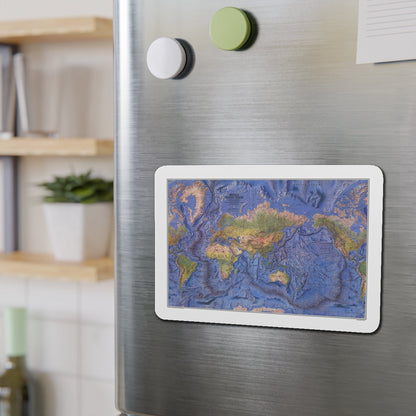 World Ocean Floor (1981) (Map) Refrigerator Magnet-The Sticker Space