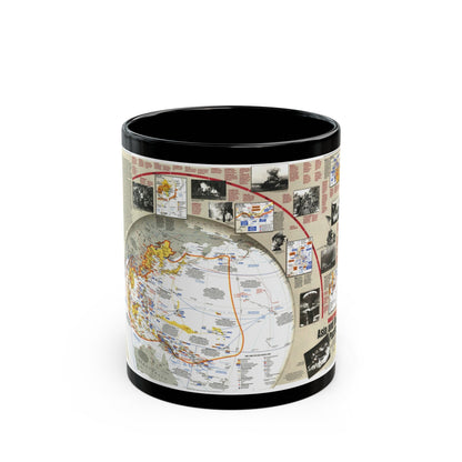 World War II- Asia and the Pacific (1991) (Map) Black Coffee Mug-11oz-The Sticker Space