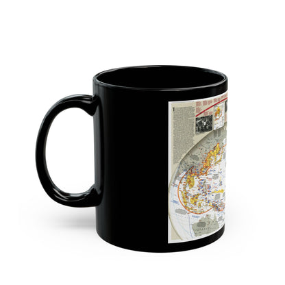 World War II- Asia and the Pacific (1991) (Map) Black Coffee Mug-The Sticker Space