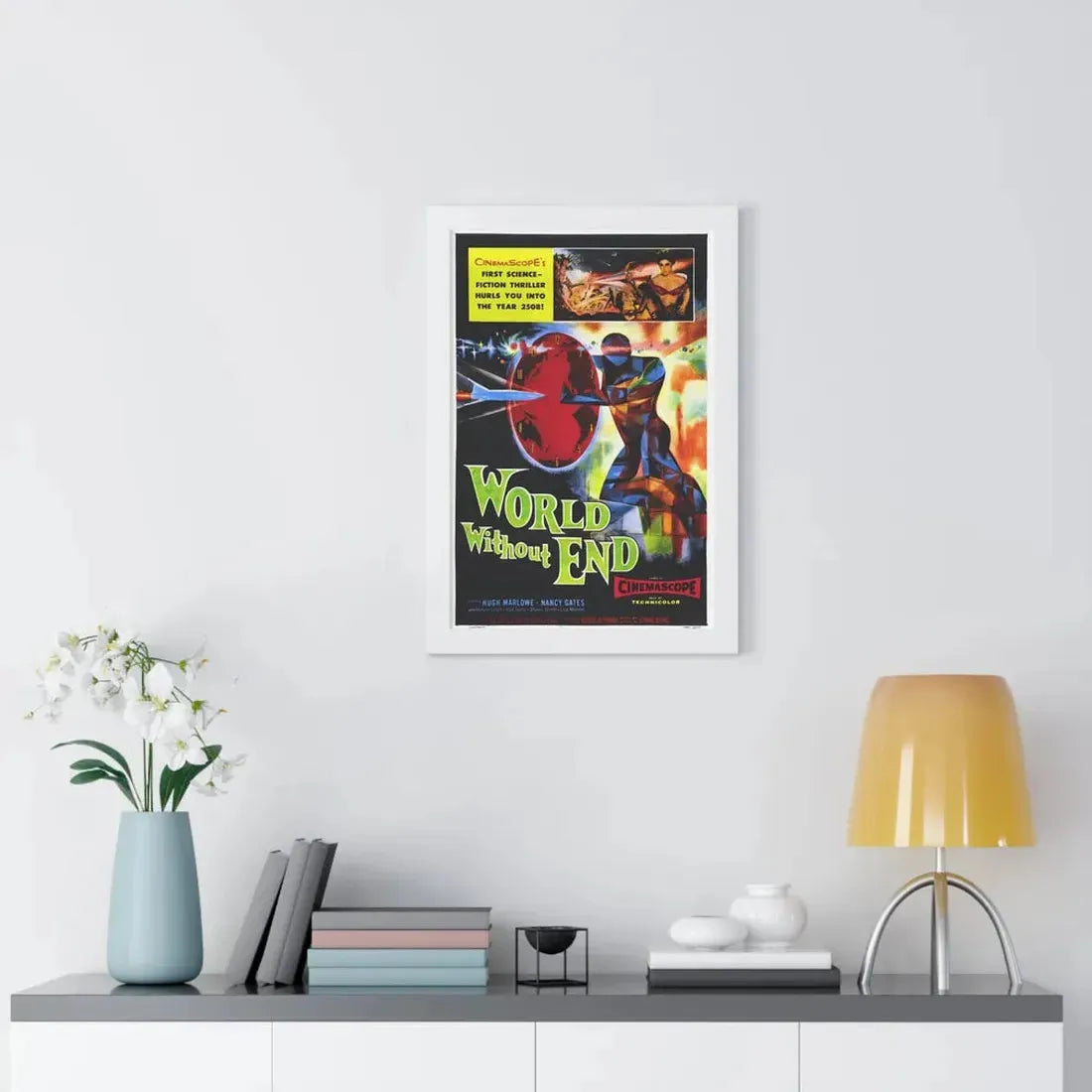 WORLD WITHOUT END 1956 - Framed Movie Poster - The Sticker Space