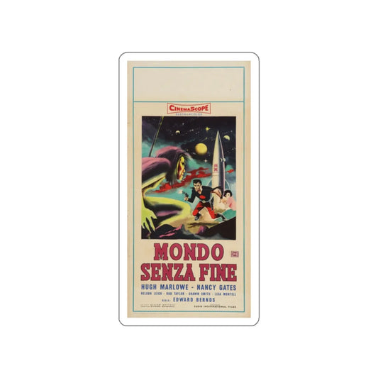 WORLD WITHOUT END (ITALIAN) 1956 Movie Poster STICKER Vinyl Die-Cut Decal 2 Inch - The Sticker Space