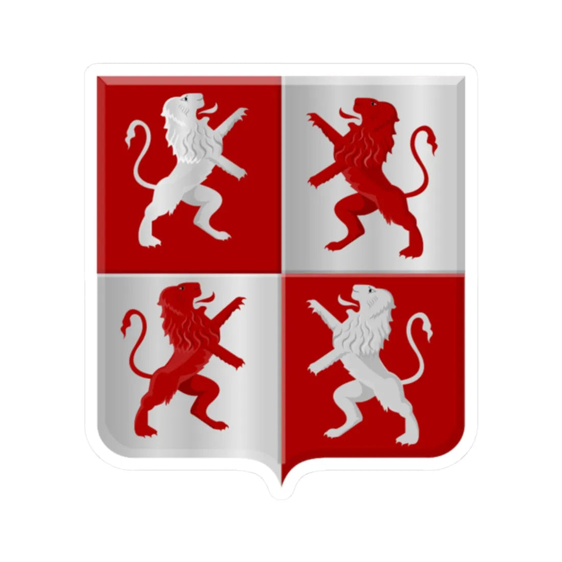 Wormerveer wapen (Netherlands) (Coat of Arms) STICKER Vinyl Kiss-Cut Decal 2 Inch White - The Sticker Space