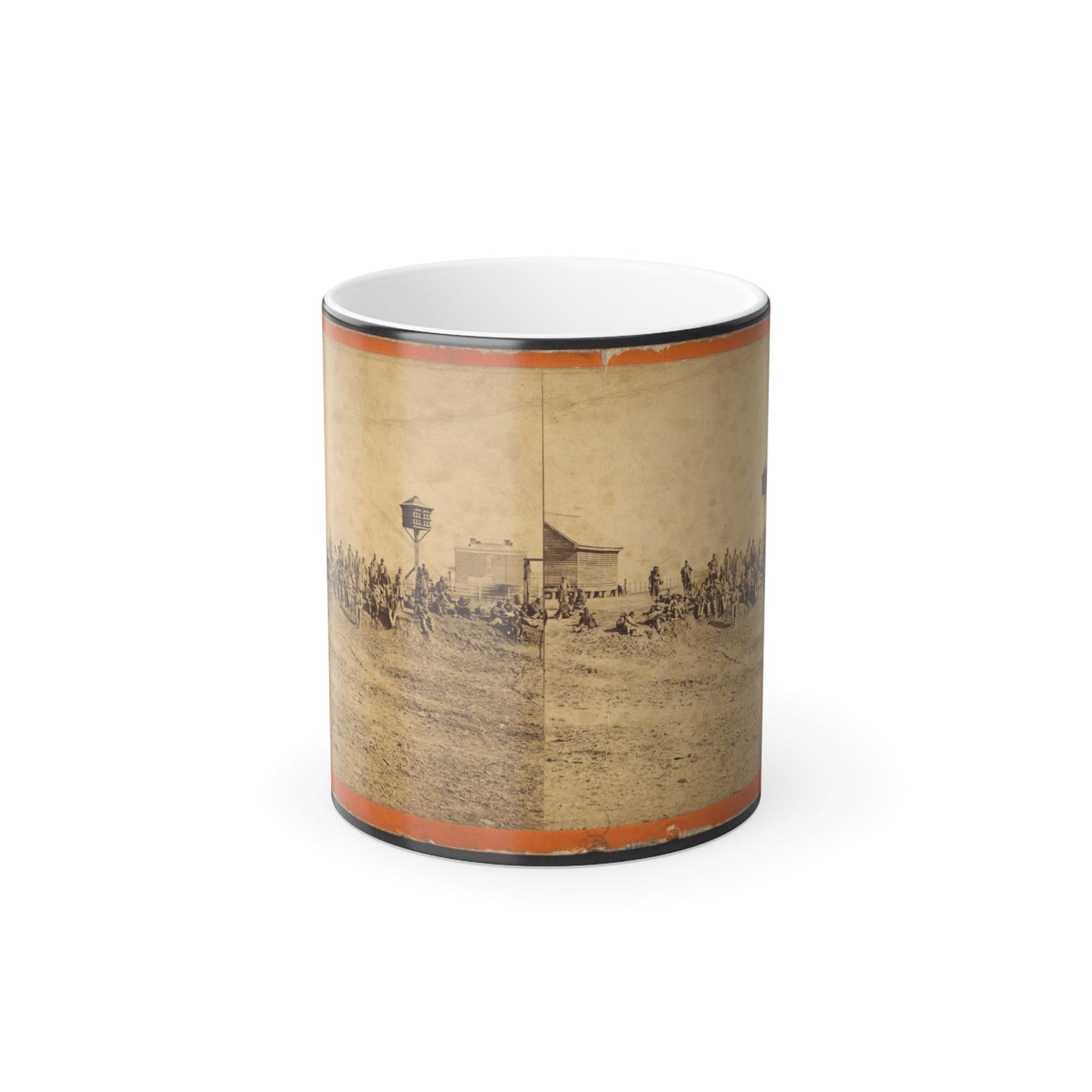 Wounded Colored Soldiers at Aikens Landing (U.S. Civil War) Color Morphing Mug 11oz-11oz-The Sticker Space