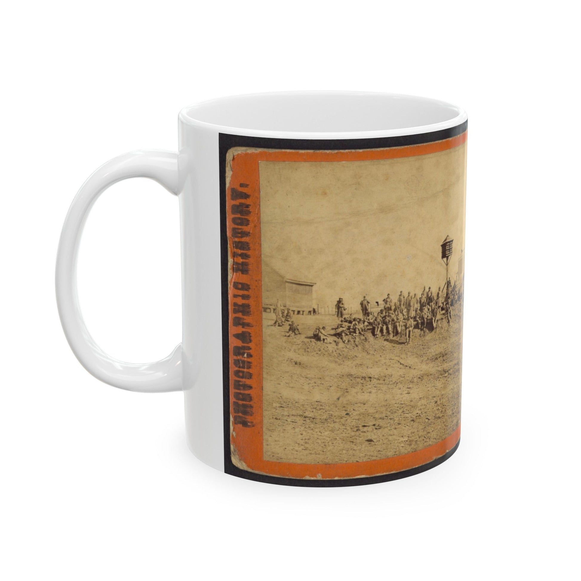 Wounded Colored Soldiers At Aikens Landing (U.S. Civil War) White Coffee Mug-The Sticker Space