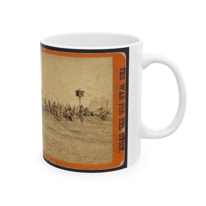 Wounded Colored Soldiers At Aikens Landing (U.S. Civil War) White Coffee Mug-The Sticker Space