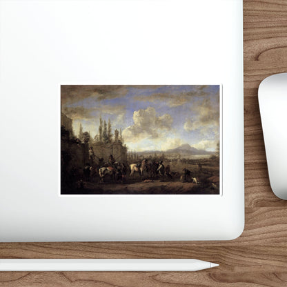 WOUWERMAN, Philips - Setting out on the Hunt (Artwork) STICKER Vinyl Die-Cut Decal-The Sticker Space