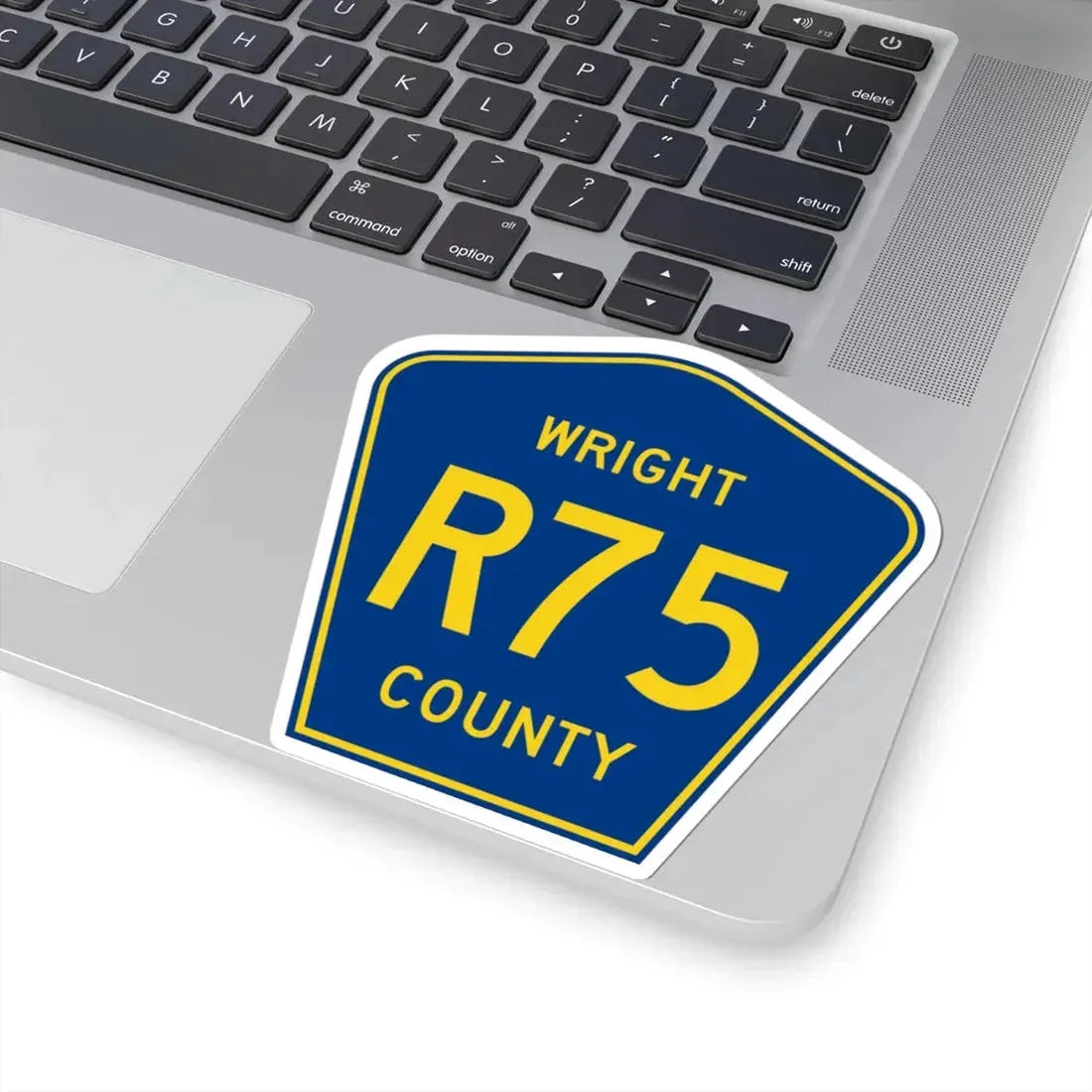Wright County Route R75 IA (Iowa) (Road Sign) STICKER Vinyl Kiss-Cut Decal - The Sticker Space