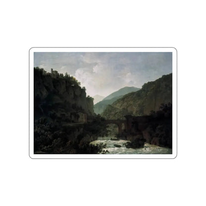 WRIGHT, Joseph - The Cloister of San Cosimato (Artwork) STICKER Vinyl Die-Cut Decal White Die-Cut 2 Inch - The Sticker Space