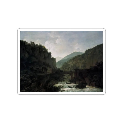 WRIGHT, Joseph - The Cloister of San Cosimato (Artwork) STICKER Vinyl Die-Cut Decal White Die-Cut 5 Inch - The Sticker Space