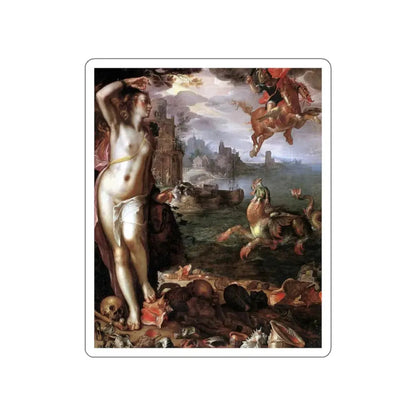 WTEWAEL, Joachim - Perseus and Andromeda (Artwork) STICKER Vinyl Die-Cut Decal White Die-Cut 2 Inch - The Sticker Space