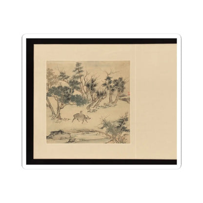 Wu Long - Paintings after old masters - 1728 v14 - STICKER Vinyl Kiss-Cut Decal