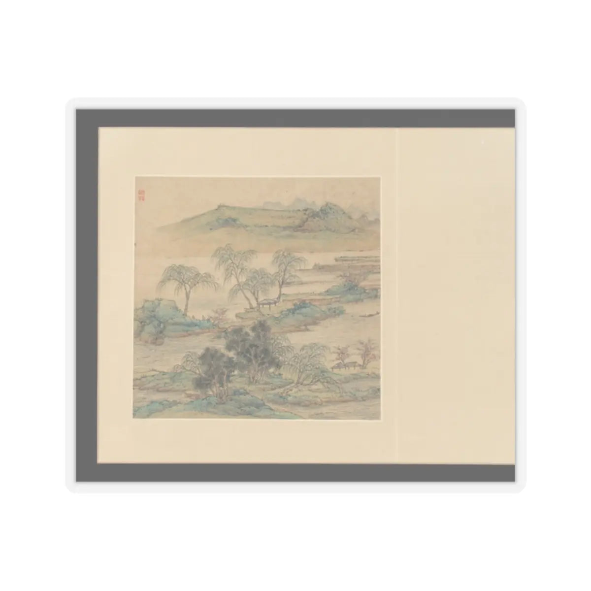 Wu Long - Paintings after old masters - 1728 v2 - STICKER Vinyl Kiss-Cut Decal