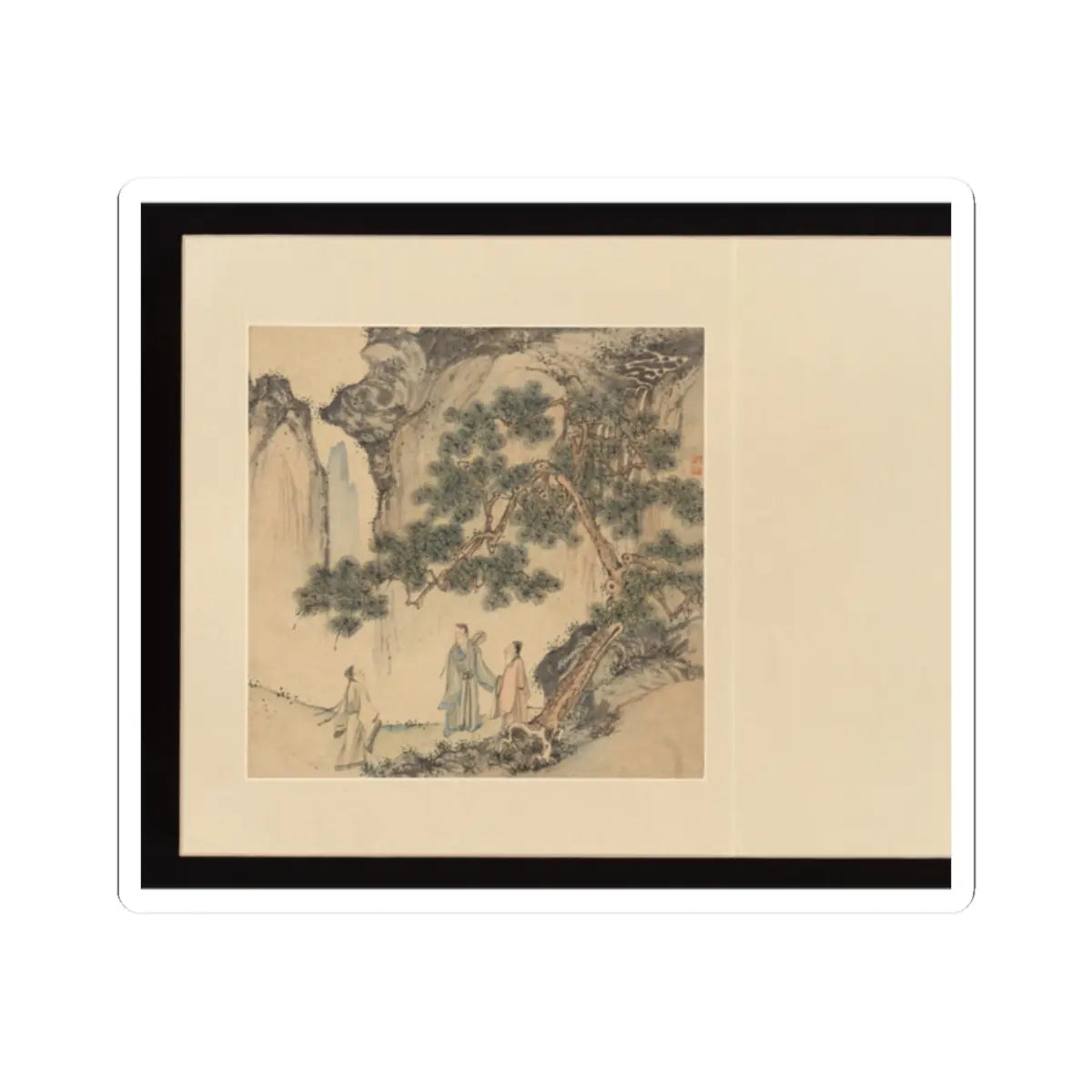 Wu Long - Paintings after old masters - 1728 v4 - STICKER Vinyl Kiss-Cut Decal