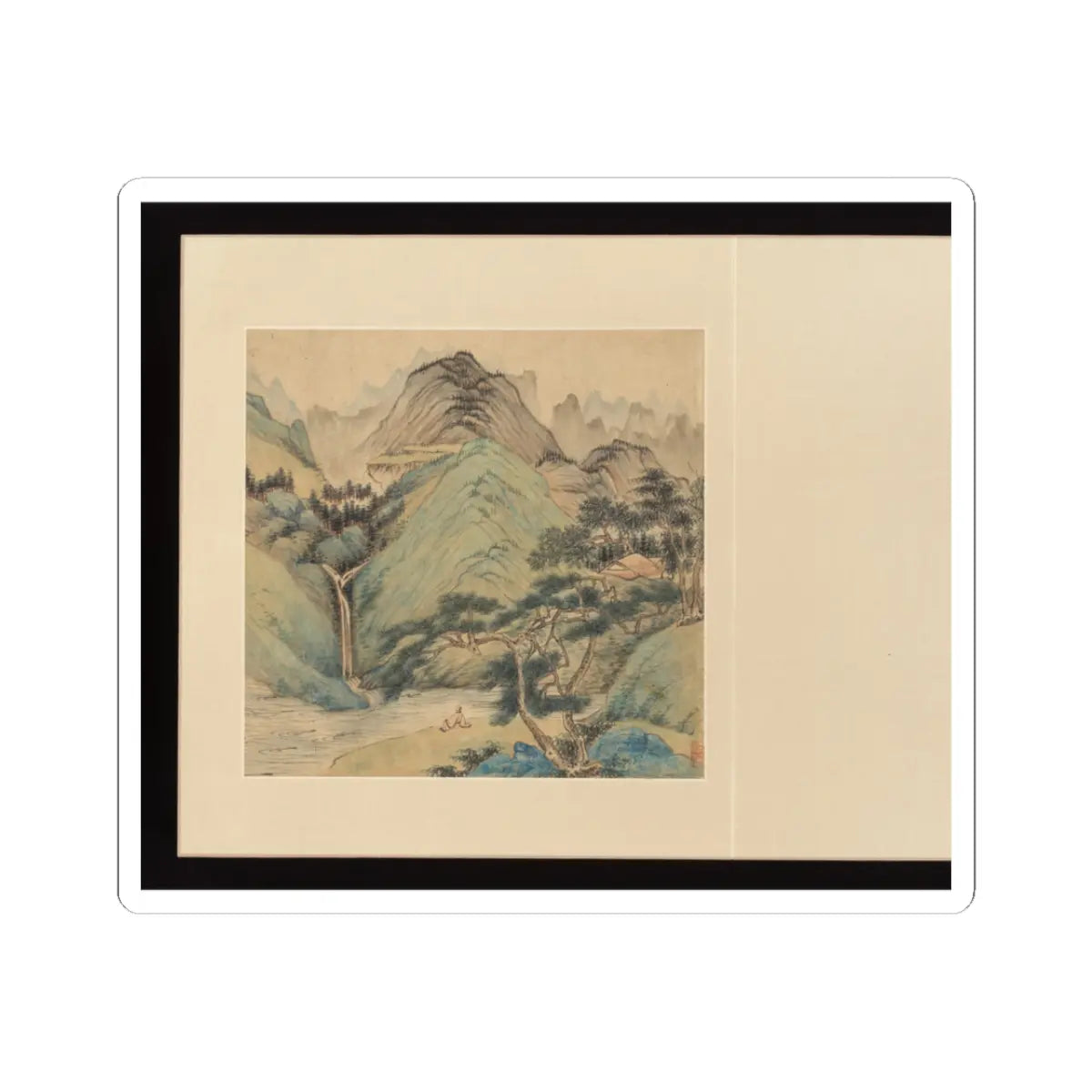 Wu Long - Paintings after old masters - 1728 v5 - STICKER Vinyl Kiss-Cut Decal