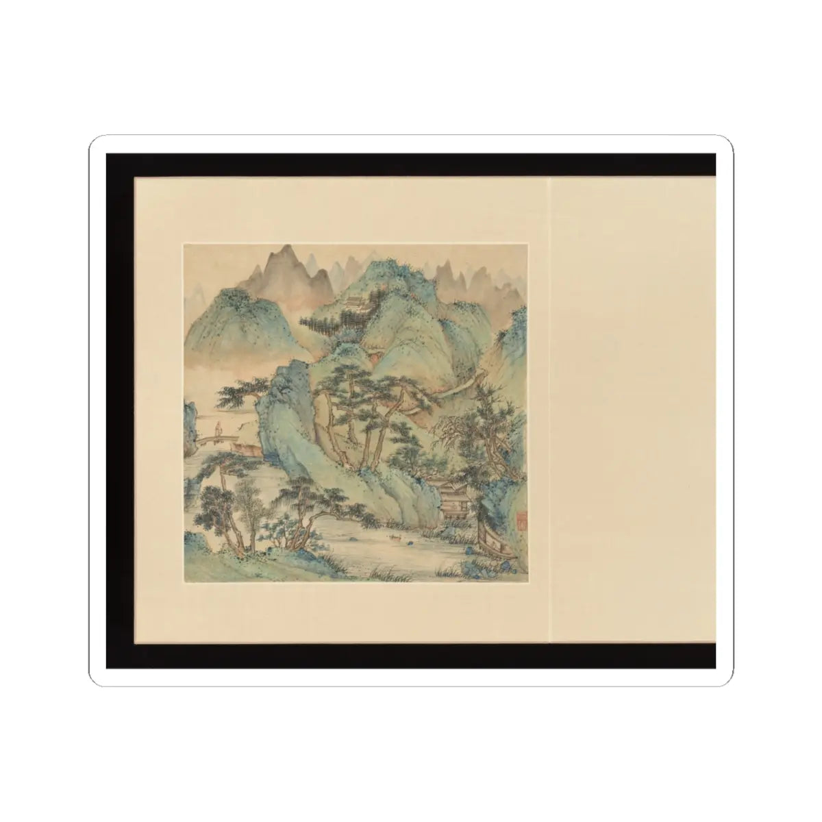 Wu Long - Paintings after old masters - 1728 v6 - STICKER Vinyl Kiss-Cut Decal