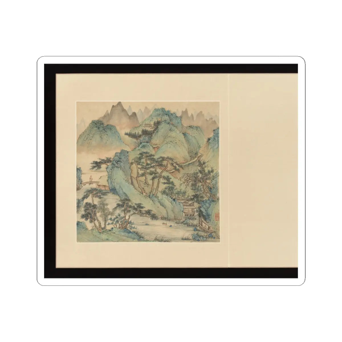 Wu Long - Paintings after old masters - 1728 v6 - STICKER Vinyl Kiss-Cut Decal