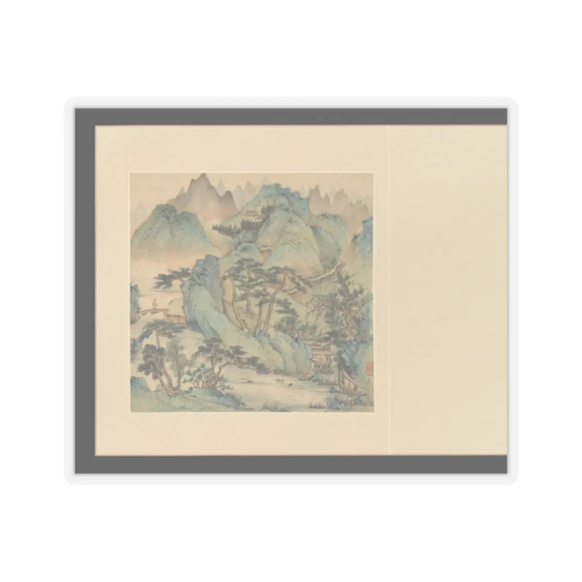 Wu Long - Paintings after old masters - 1728 v6 - STICKER Vinyl Kiss-Cut Decal