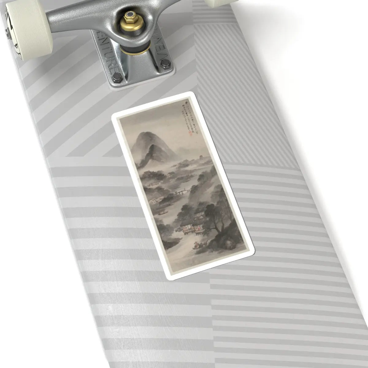 Wu Shixian - Landscape - 1909 - STICKER Vinyl Kiss-Cut Decal