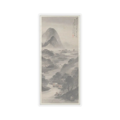 Wu Shixian - Landscape - 1909 - STICKER Vinyl Kiss-Cut Decal