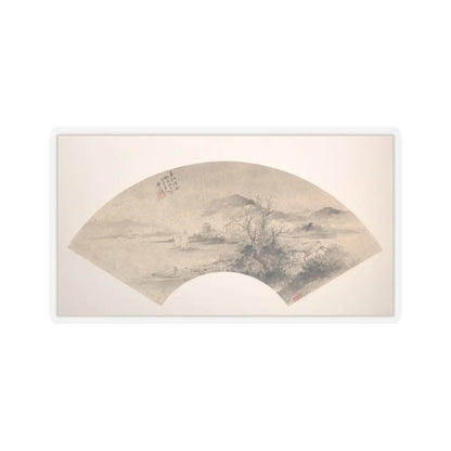 Wu Shixian - Misty Rain on the River in Spring - unknown - STICKER Vinyl Kiss-Cut Decal