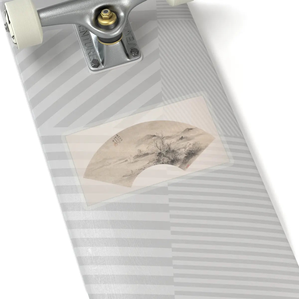 Wu Shixian - Misty Rain on the River in Spring - unknown - STICKER Vinyl Kiss-Cut Decal